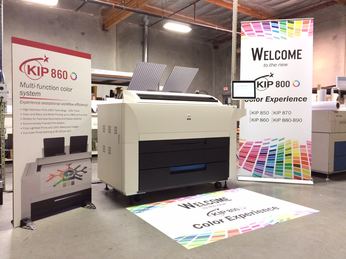 Our newest equipment addition! <a href="/KIPWideFormat/">KIP Wide Format</a> 860 #gocrs2016