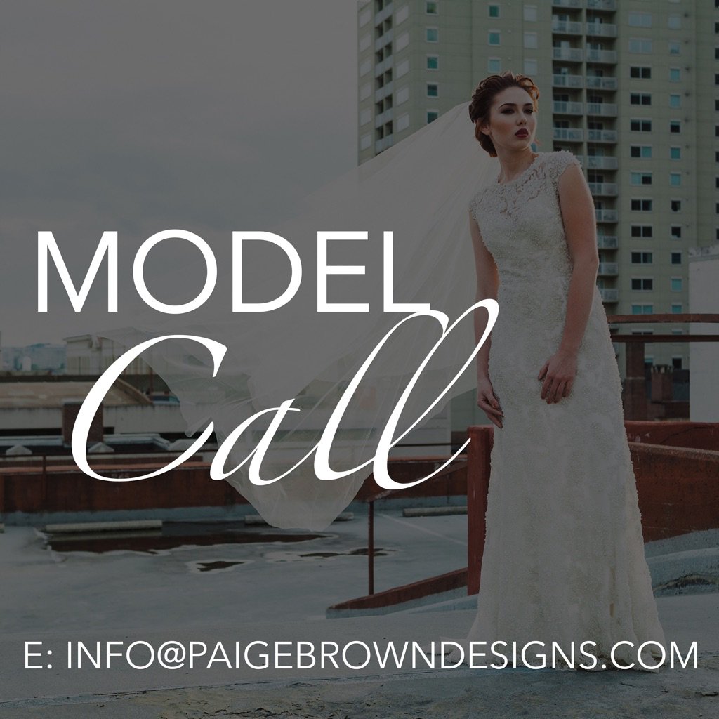 Paige Brown Designs is looking to cast models ages 23-32 for an upcoming film.... tmi.me/1fckyH