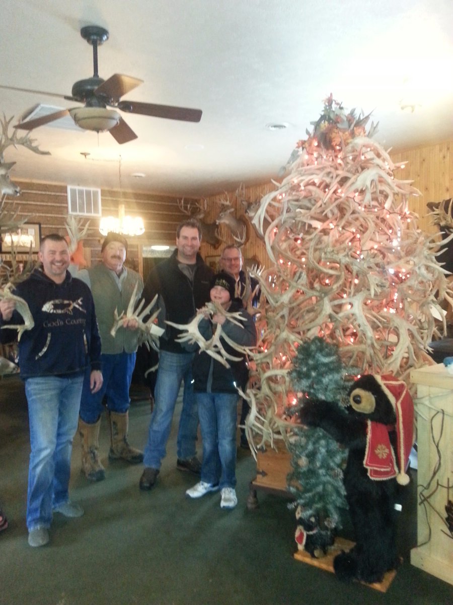 WHWhitetails's tweet image. Empty spot where our antler tree used to be!! :)