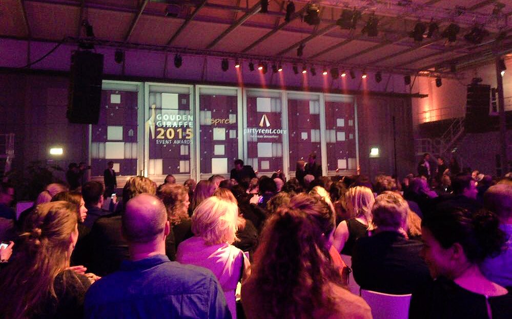 Aanwezig tijdens de awardshow van #GoudenGiraffe