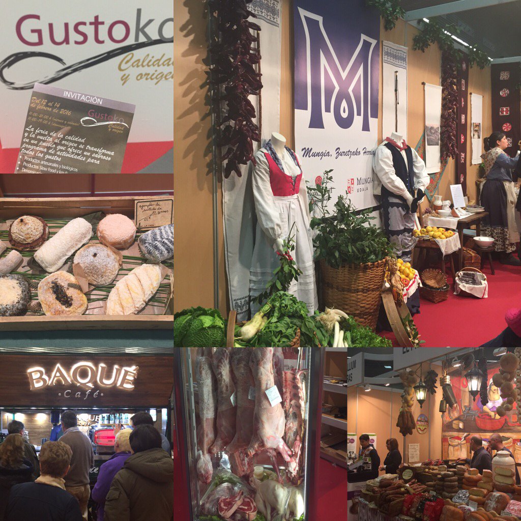 TravelBasque's tweet photo. GustoKo this weekend at BEC in Bilbao. Check it out for foodies. #Bilbao #SlowFood https://t.co/GqGMSGwRfF