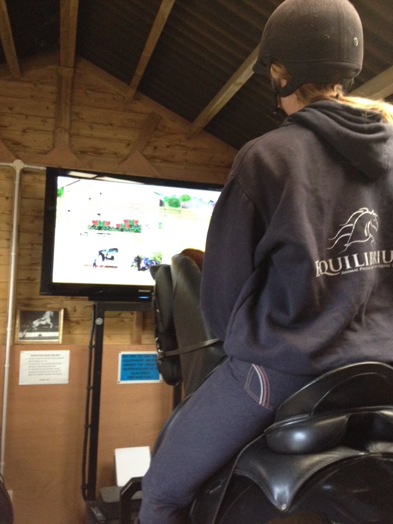 equi_physio's tweet photo. 1 space left on simulator workshop mon 15 Feb. Call for info #dressage #dressagesimulator #improve https://t.co/sVoCOQthe7