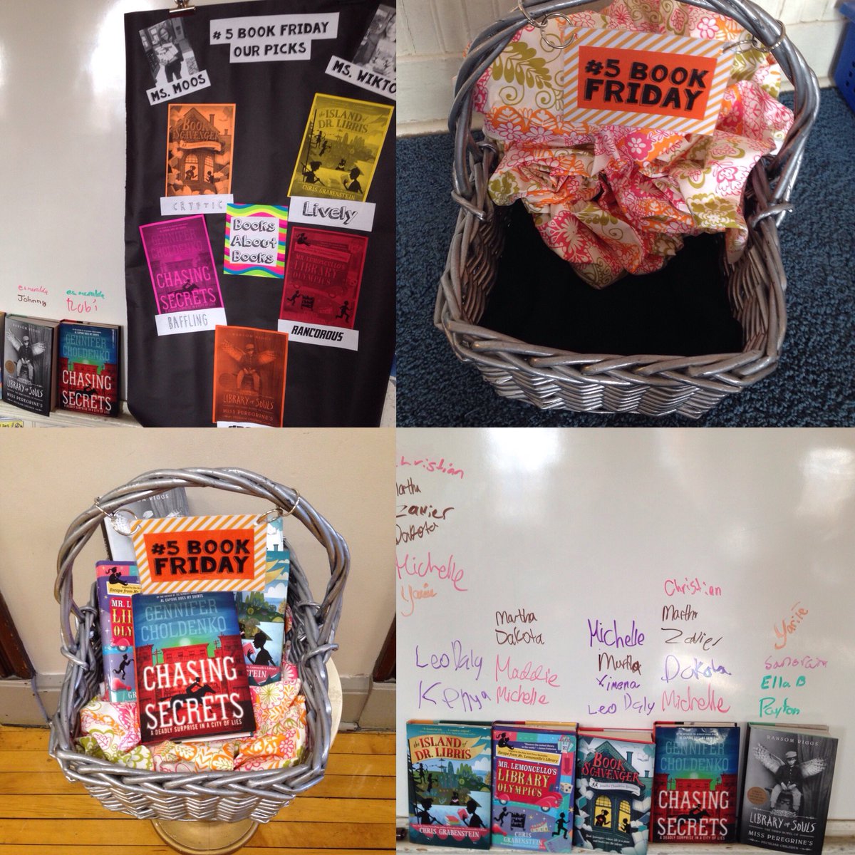 207burley_sixth's tweet photo. Our first #5bookFriday was a hit! Can't wait to see what the first group of kids choose next week! https://t.co/sWAzI8btP8