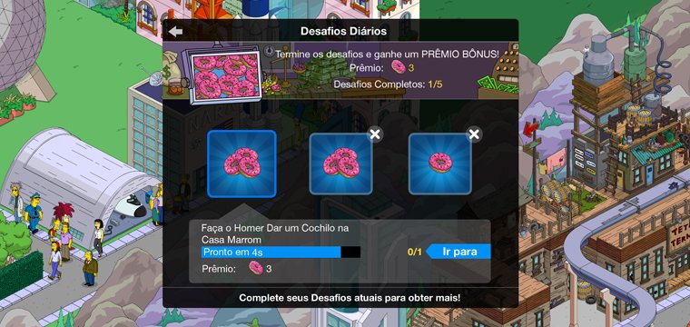 loucossimpsons's tweet photo. Atualização de Os Simpsons Springfield (04/02): Rosquinhas de graça https://t.co/AopXi7gegK #simpsonsspringfield https://t.co/CDccg1w061