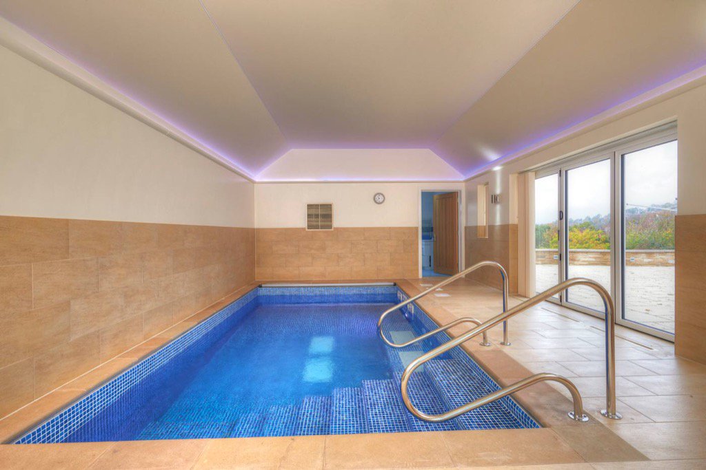 WyvernArch's tweet photo. Hydrotherapy pool extension with raised ceiling and recessed LED lighting @NStonesBuilders @AquasureUKLtd https://t.co/N5Hu7rAxyk