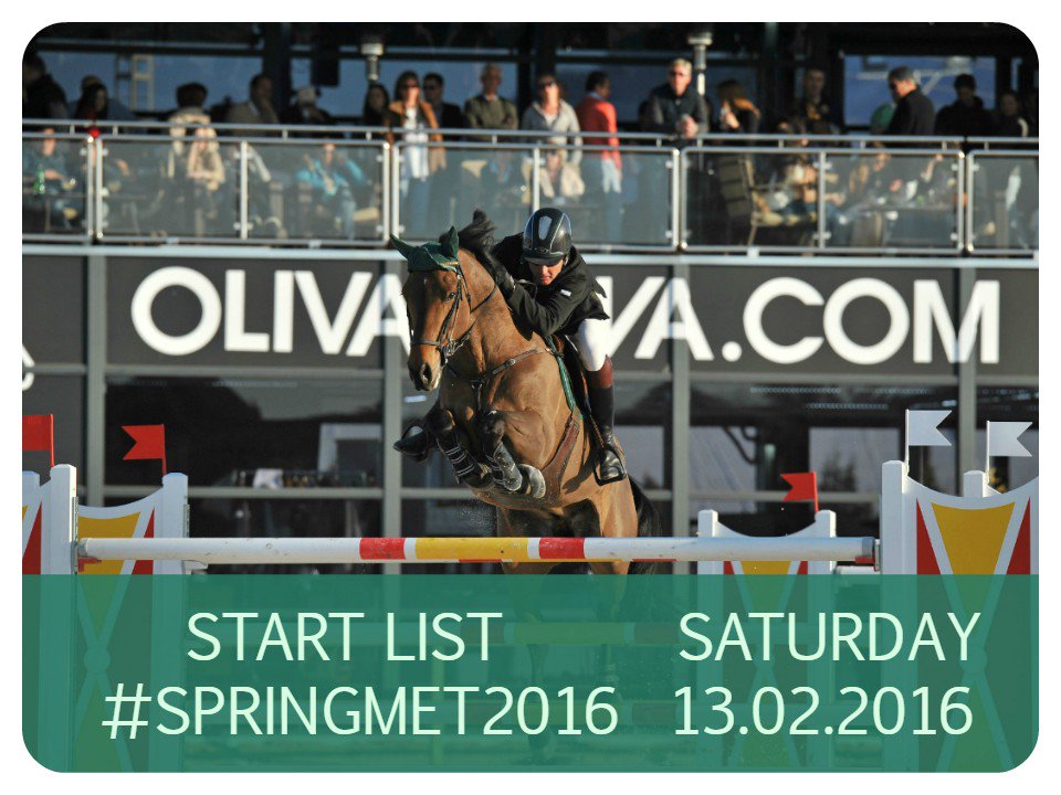 metolivanova's tweet photo. Start orders for tomorrow - Ordenes de salida de mañana sábado #SpringMET16 https://t.co/fnTMDgnkFV https://t.co/iY71dX0pOn
