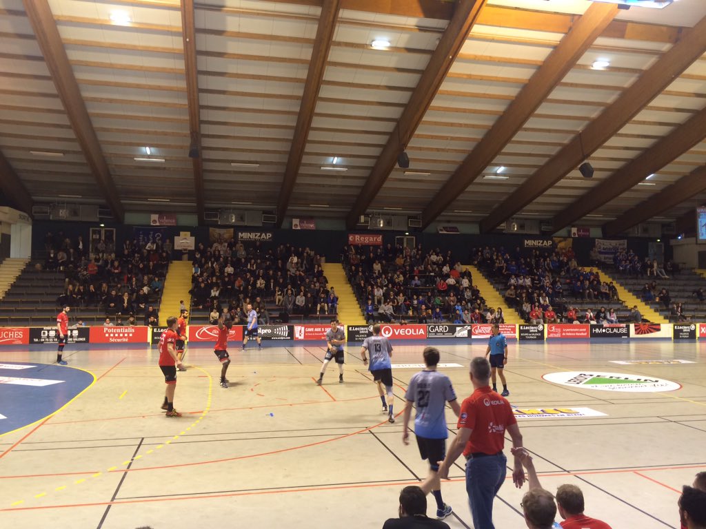 ValenceHandball's tweet photo. Mi-temps Valence 12-15 @gbdh_handball #vhbgbdh #teamvhb https://t.co/ecGfKVmZUX
