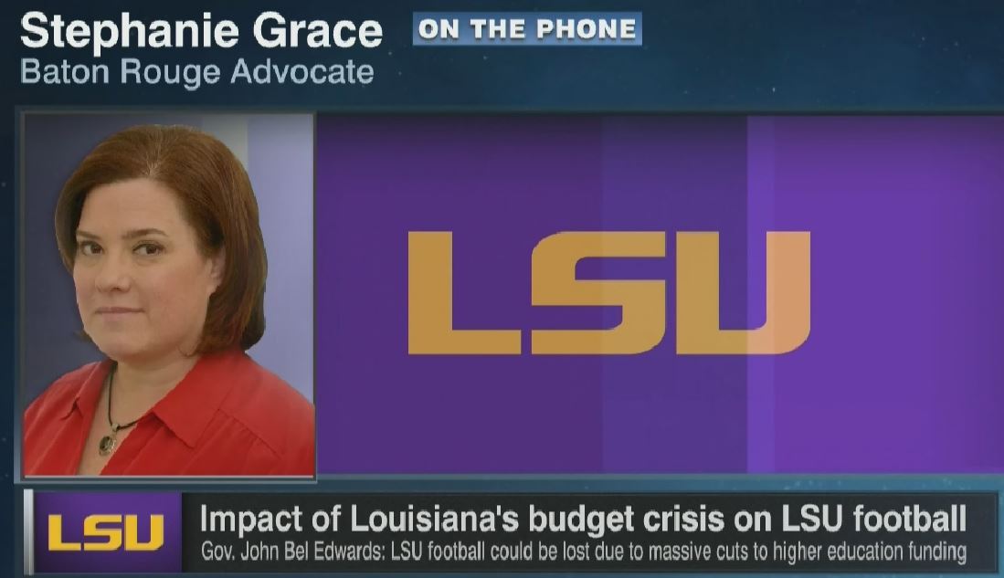 finebaum's tweet photo. "This is a tactic the Governor used to get people's attention" - @stephgracenola https://t.co/vBvlSP18Lr