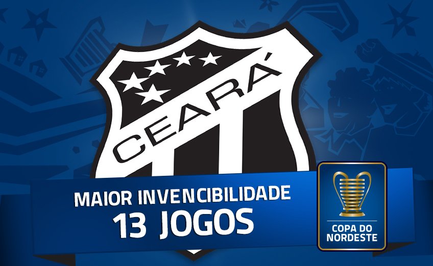 CBF_Futebol's tweet photo. Você sabia que o @CearaSC é dono da maior sequência invicta da #CopadoNordeste? E esse número pode aumentar em 2016! https://t.co/rUiApM7nEh