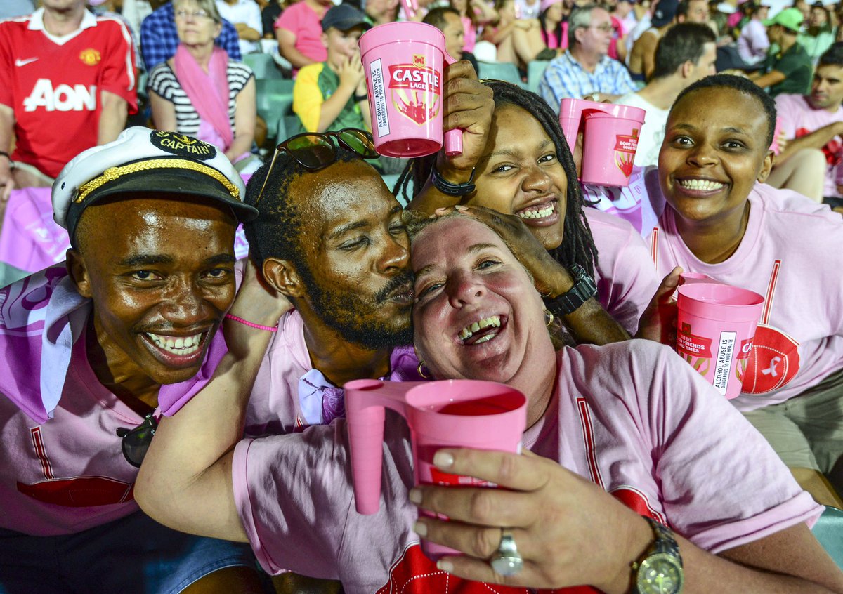 After 13 player catches and 2 crowd catches, Castle Lager will be donating R160 000 to <a href="/ThePinkDrive/">The Pink Drive</a>! #BraBrigade