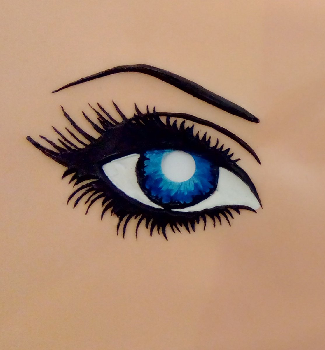 new sexy eyes for our #latex #doll #mask