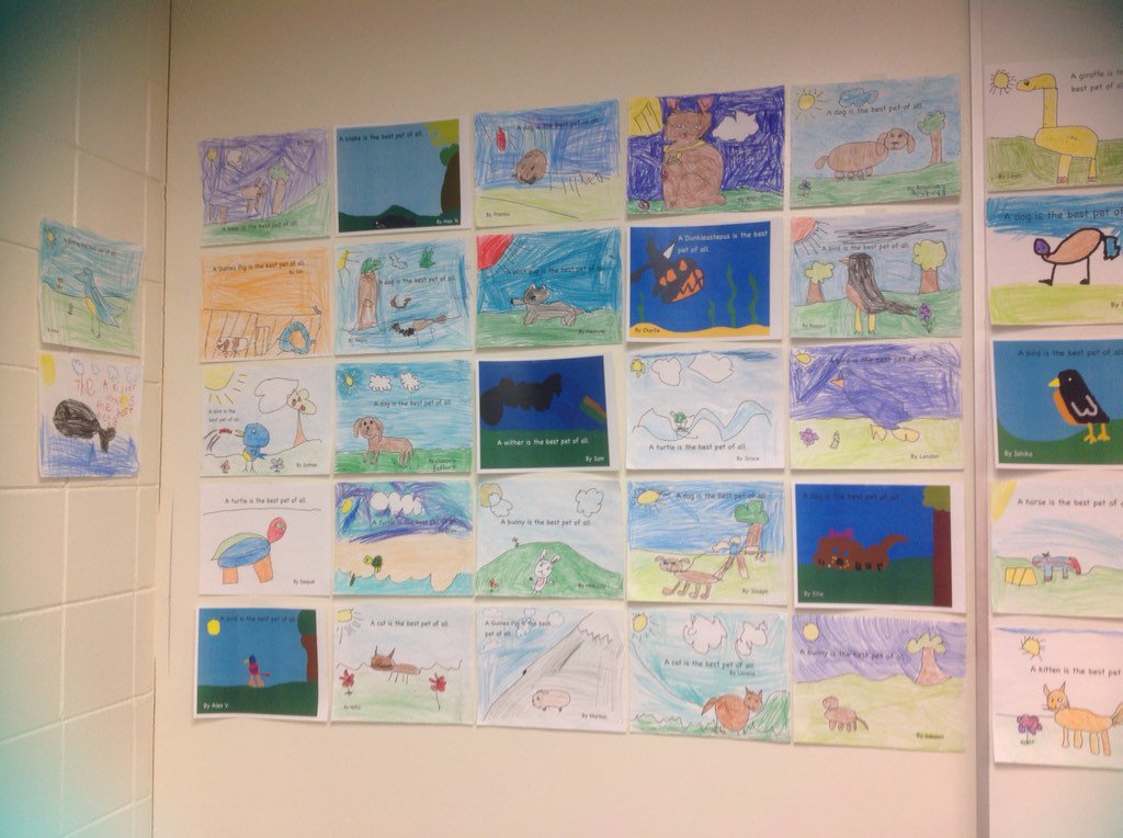 Fossum1stGrade's tweet photo. Getting ready for our Author's visit! #DavidLaRochelle #BestPet https://t.co/cbdAAVeCUM