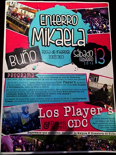 Preparad@s para unha das grandes manifestacións do #Entroido en Galicia? Mañá saímos de ruta por #Buño coa #Mikaela!