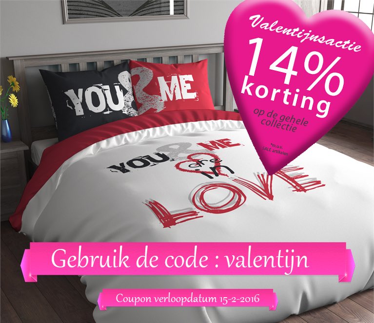 netjesslapen's tweet photo. Yesss Valentijn weekend om dat te vieren het hele weekend 14 % korting. Code : valentijn op https://t.co/aOHGfKvD6c https://t.co/9nTjfkSZ6O
