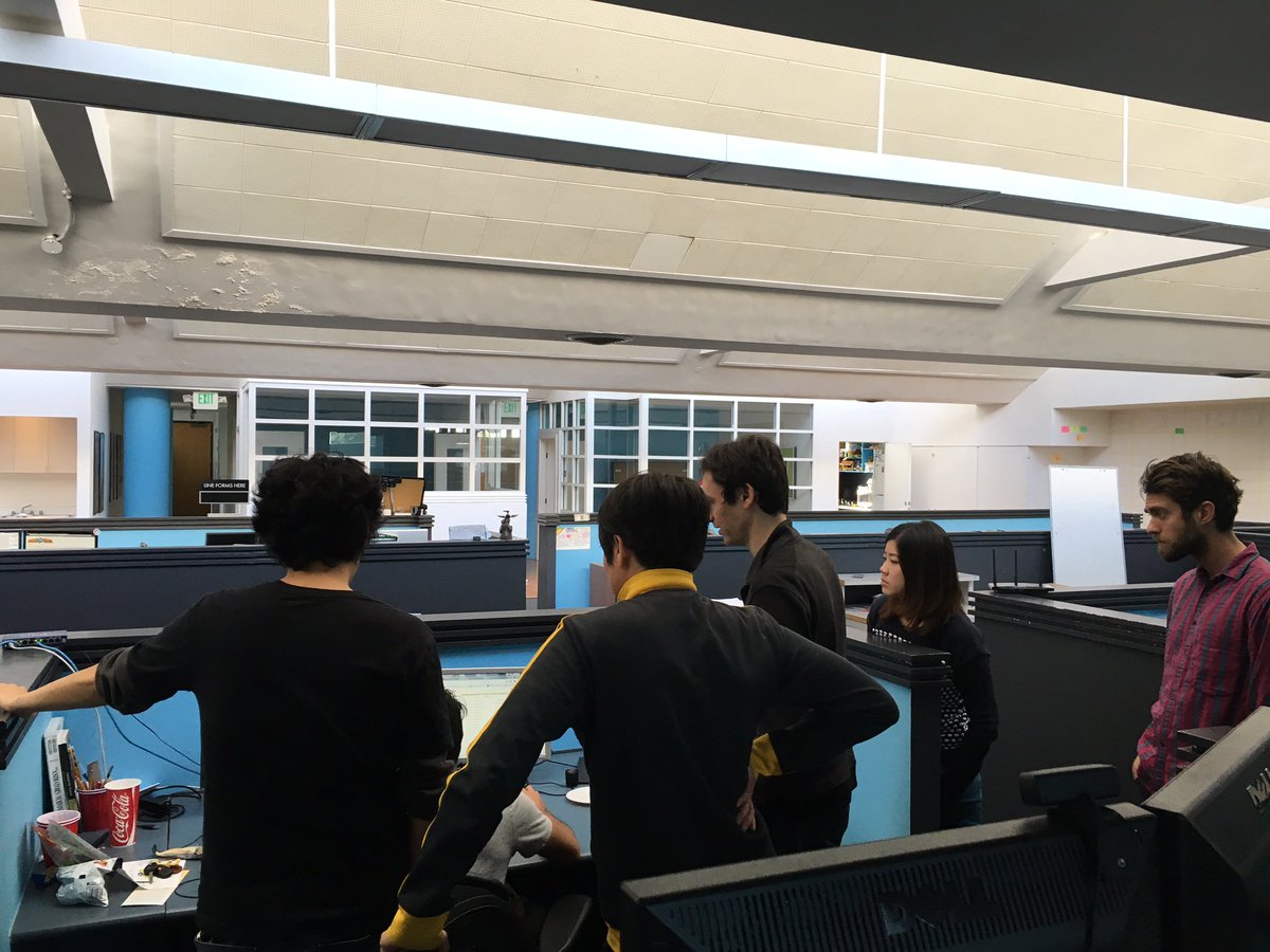NakedSkyEnt's tweet photo. The talented #artists and #gamedevelopers of Scrap Force gather for their weekly morning meeting. #indiedev https://t.co/dGszHDgPE1