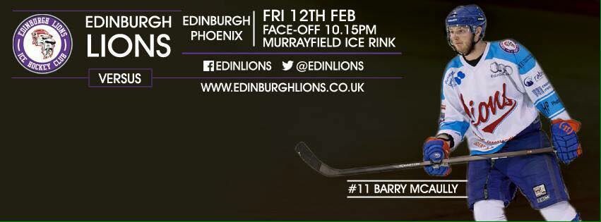 It's game night at Murrayfield with <a href="/edinlions/">Edinburgh Lions</a> hosting their local rivals <a href="/edin_phoenix/">Edinburgh Phoenix</a> in a 22:15 face off