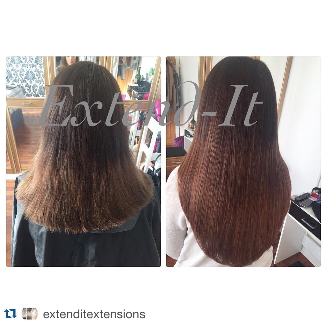 love this gorgeous soft ombré 😍 #prestigehairextensions #hairextensionsbristol #ombrehairextensions #softombre