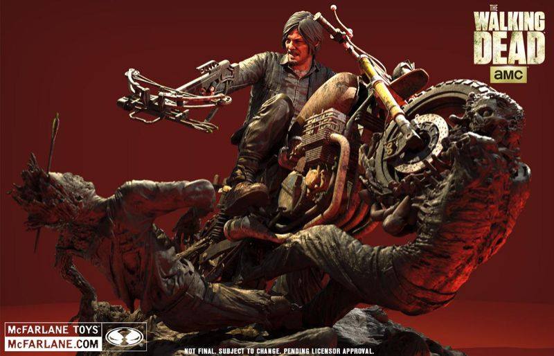 do_want's tweet photo. [TEASER] The Walking Dead: Estátua Daryl Dixon on Motorcycle - McFarlane Toys https://t.co/eBDftDJEfM