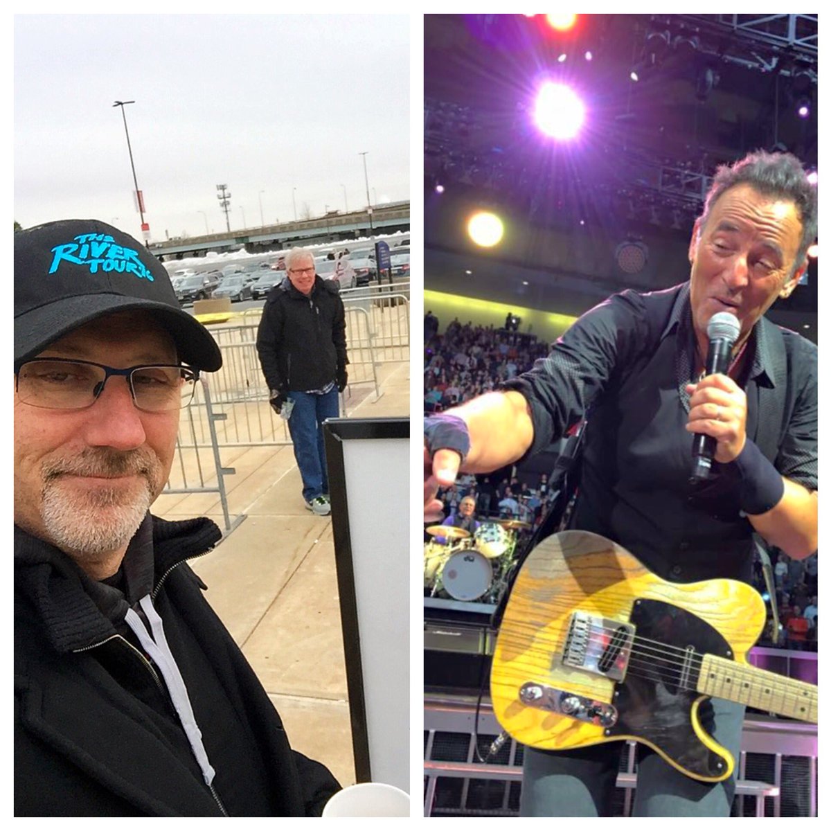 mpslater's tweet image. Yep it&apos;s me again Bruce....#SpringsteenPhilly #rivertour2016. @SetLustingBruce @blogitallnight @backstreetsmag