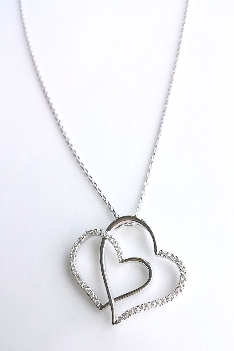 OutletDesigners's tweet image. designersoutlet.ca.  Reinventing the classical heart necklace with a dynamic twist and embellished cubic zircon