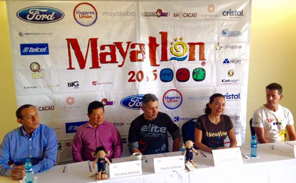 Natleno's tweet photo. Muy agradecida con medios que acudieron a rueda de prensa #Mayatlon2016 @VivoEnCancun @joshbuenfil @Cancunissimo1 https://t.co/P3nqS1iJB8
