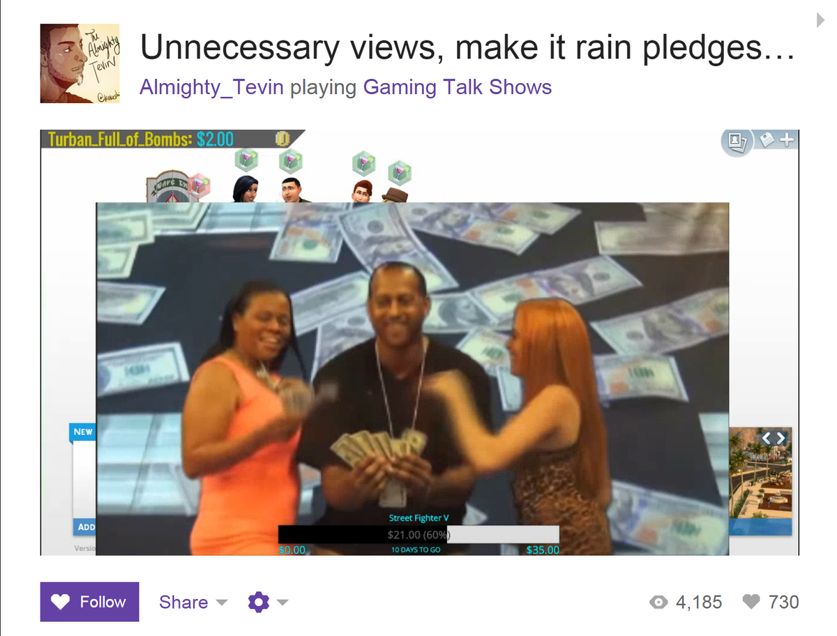 ebeggin_c's tweet photo. @DjChiszle Why are you e-begging for Street Fighter V when you call out Phil for e-begging? https://t.co/gizuiTUdRp