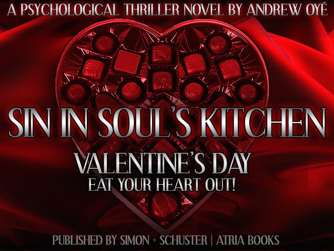 MuscleInkMedia's tweet photo. Love #ValentinesDay candy + #SinInSoulsKitchen? Eat your heart out! https://t.co/YnB8gPepbw #SimonandSchuster #Novel https://t.co/yr1DSV97ag