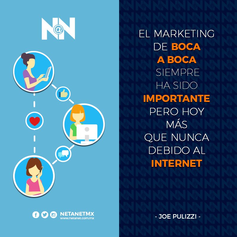 netanetmx's tweet photo. Impresiona a tus consumidores con una buena imagen y estrategia en redes sociales.
#BuenasIdeas https://t.co/7XwoHnPEzx