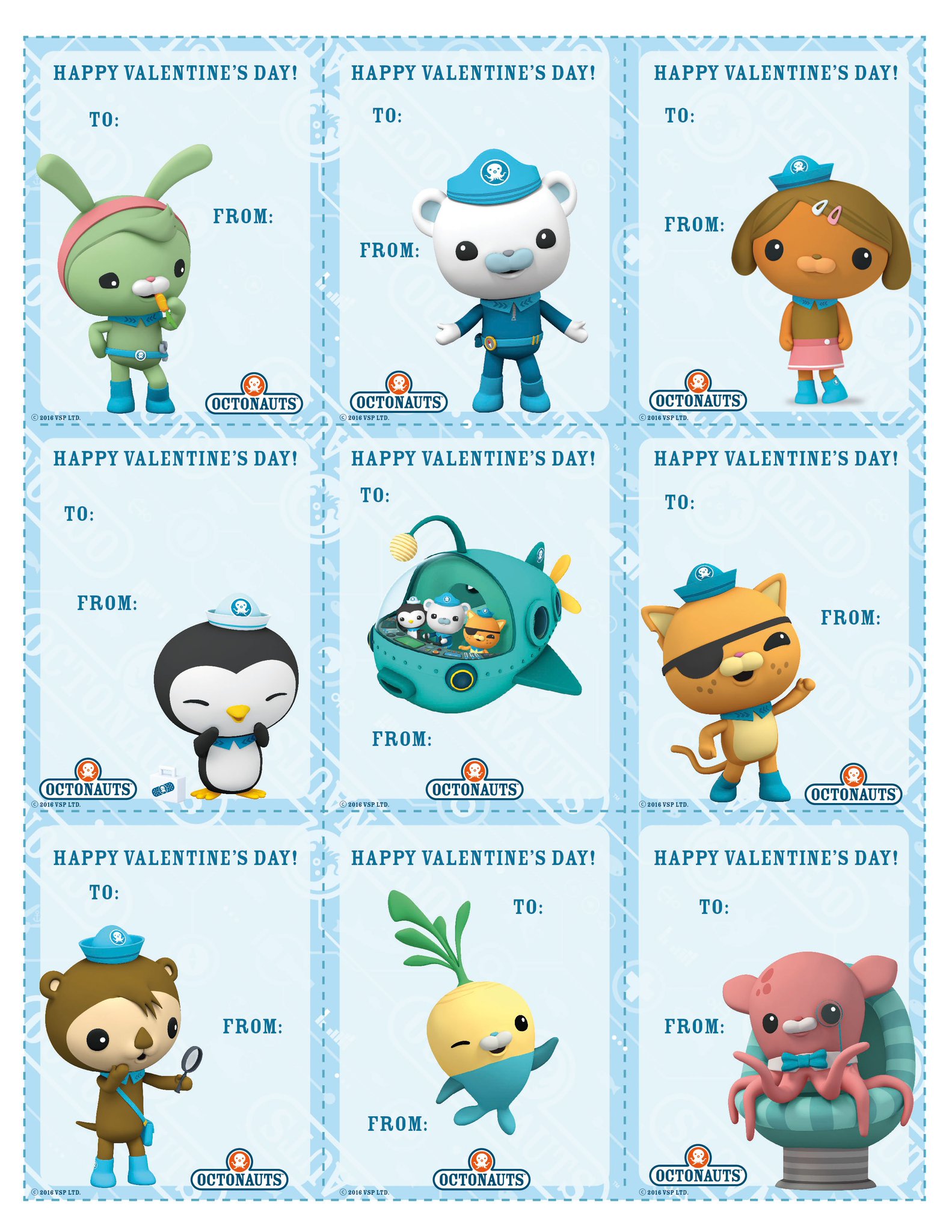 Octonauts Happy Valentine S Day From The Octonauts Print This Page Cut Along The Dashed Line And Give To Someone Special T Co Szjirbez2d