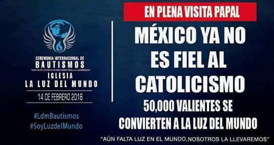 marquez_merari's tweet photo. Aun hay obscuridad en la tierra nosotros yevaremos luz 
#LdmBautismos 
#SoyLaLuzDelMundo https://t.co/INyED2mdWi