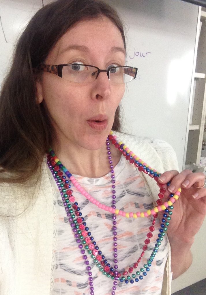 k8ulmer4's tweet image. Friday fun day! Carnaval continues &amp;amp;we are winning beads today! #JoyInClass #fslchat #langchat #mfltwitterati