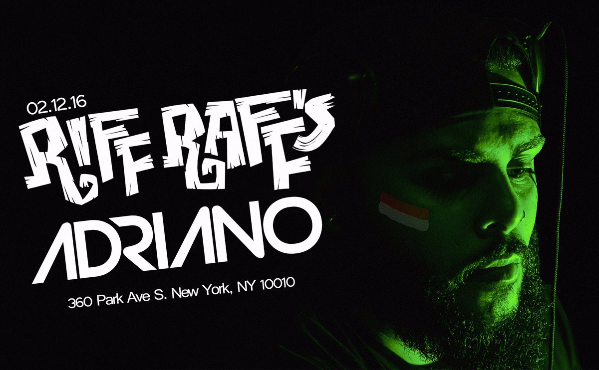 DeeJAdriano's tweet photo. meet me in the jungle tonight @RiffRaffsNYC #getriffed https://t.co/zSqpzauR2K