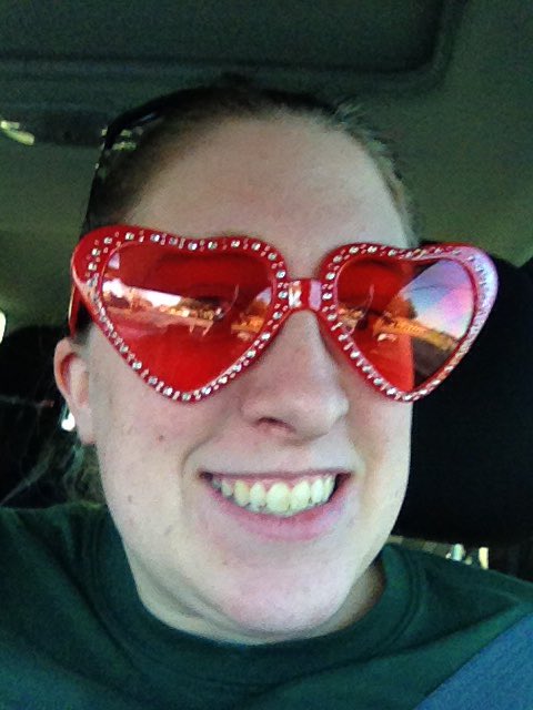 MrsJohnstone5's tweet photo. A hope student noticed how much I love my sunglasses so he got me a new pair, ha! #stylish #brightoutside https://t.co/d3Xl1GoZ4D