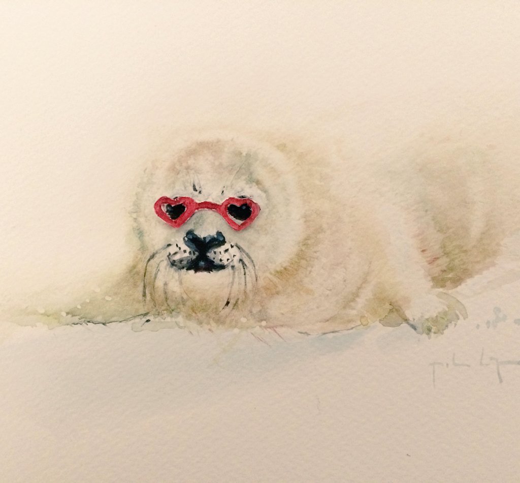 pilarlopezgalan's tweet photo. #ValentinesDay #contemporaryart #watercolour #snowproject https://t.co/H7s9pZ0M7h