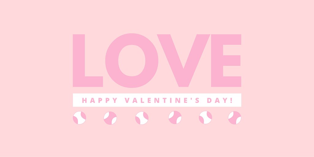 USTANorCal's tweet photo. Happy #ValentinesDay from USTA NorCal! #love #tennis #ilovetennis https://t.co/2cKzwFlyRn