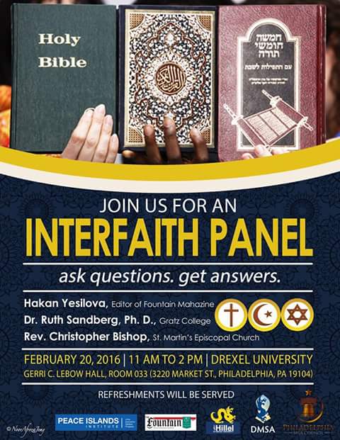 Philly_Council's tweet photo. Join us for an Interfaith Panel next week! All are welcome. Invite your friends. Share! https://t.co/zFLkqwG1Np