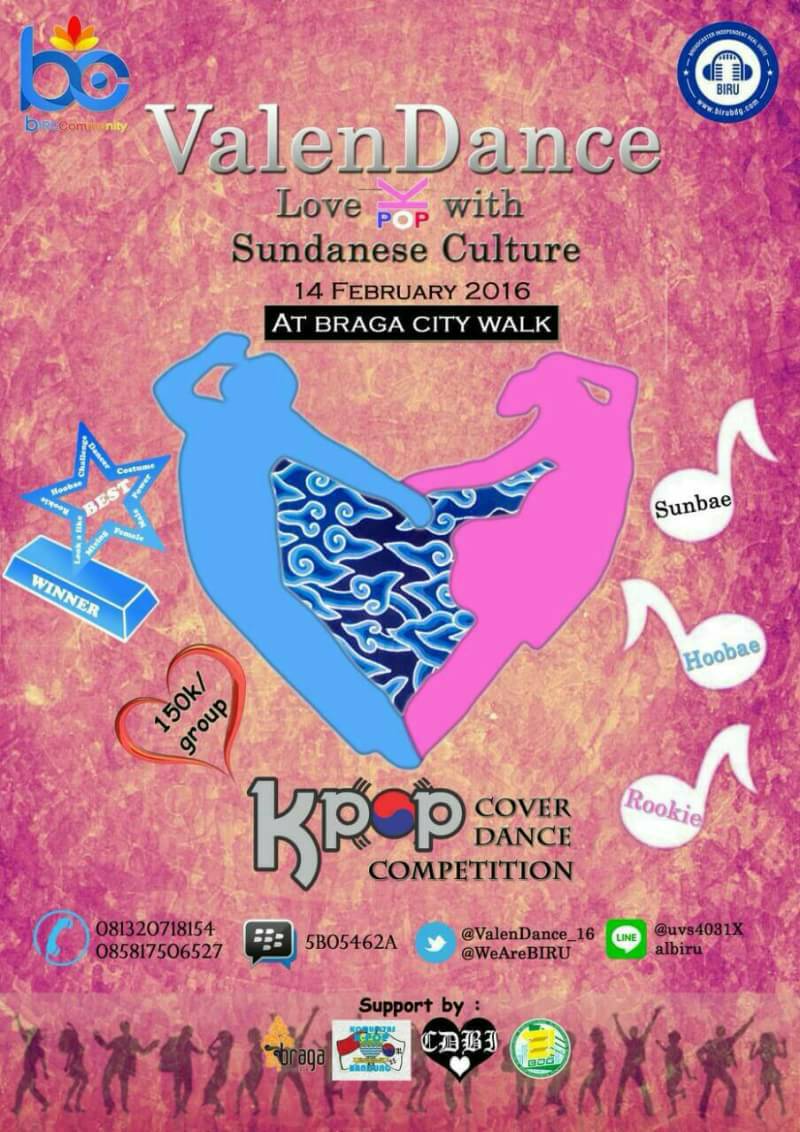 Selamat pagiii, MONSTEENIONS!!
Dukung MONSTEEN untuk jadi Best Favorite dlm event "Valendance 2016" @Braga City Walk