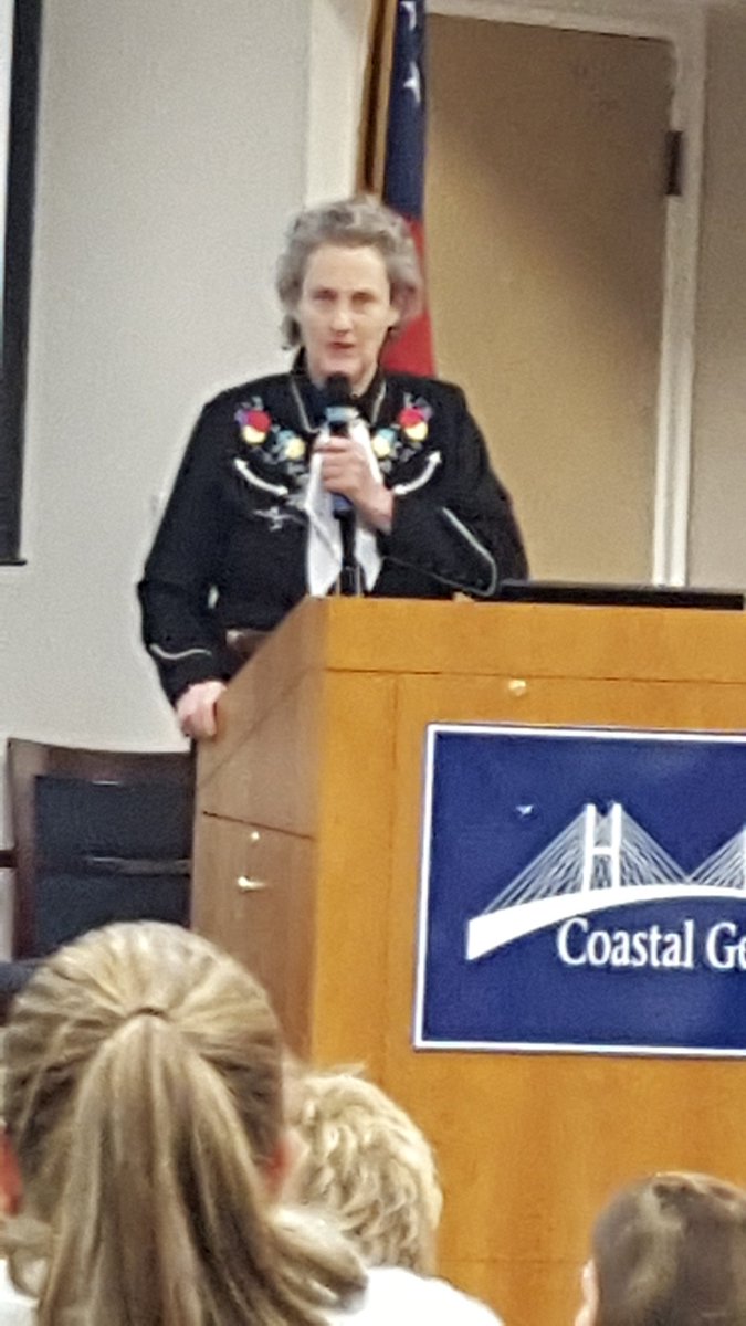 SmathewsSLP's tweet photo. Another interesting evening with Temple Grandin! https://t.co/1LwdmBS3rP