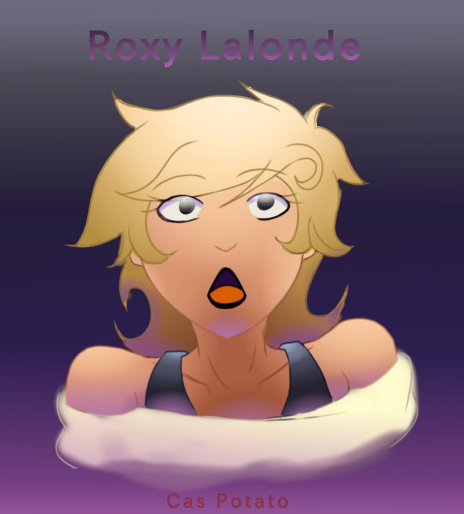 L_Swirl's tweet photo. Finished commission of Roxy Lalonde from Homestuck! https://t.co/k9LBvliGcv