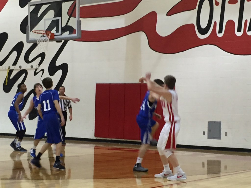 OMS 8th Grade Varsity Boys BB vs. Wheatridge @ OMS.