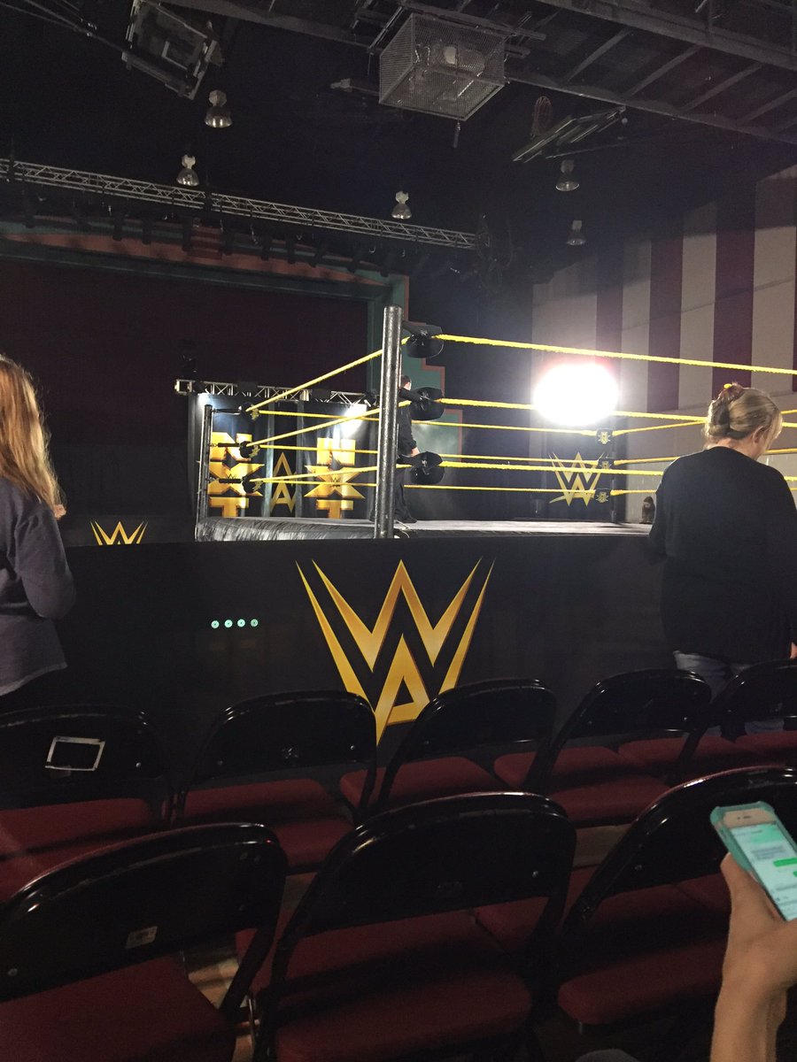 justinyent's tweet photo. Ready for @WWENXT action tonight as #TeamAllAccess is in the building #NXTTampa #WeAreNXT #1Fan https://t.co/P4cJXxtRfX