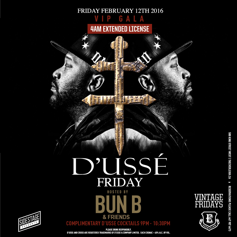 sharpmagazine's tweet photo. Tonight, you'll want to be at @EverleighTO for the Bun B-hosted D'Ussé Cognac event. #DUsseFriday #CaptureGroup https://t.co/bjaZBj9asM