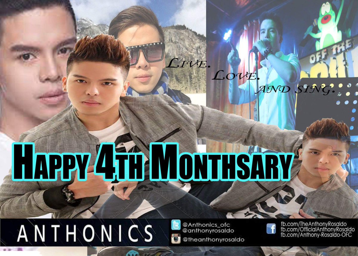 Anthonics_ofc's tweet photo. 38...39...PARTY! 🎉🎊
Happy 4th ANTHONICS! Keep supporting @anthonyrosaldo 😄
#SPOGIFYComeBack #ALDUBValentinesDate 

C https://t.co/SV0FN5GF3v