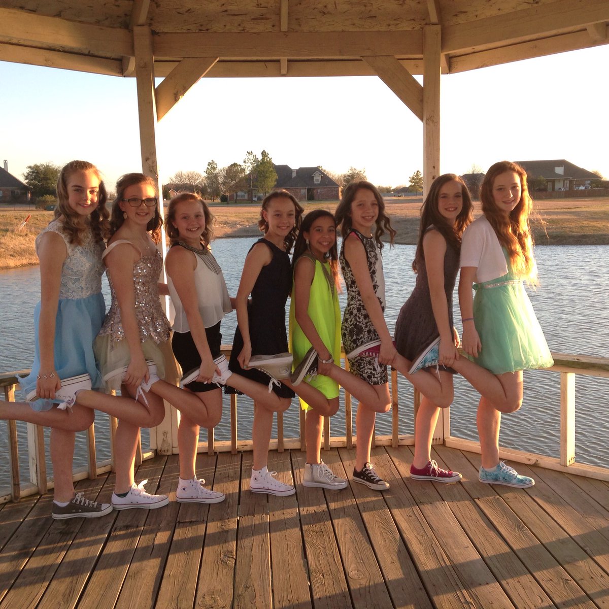 incred1baugh's tweet image. Pretty faces going places #SquadUp #cupidwho 6th Grade Valentine's Dance
