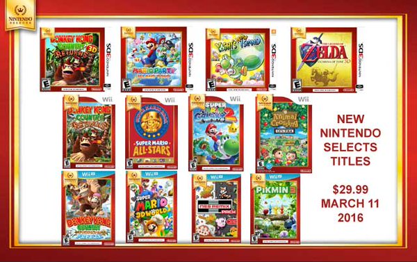 Nintendo Selects Wii U