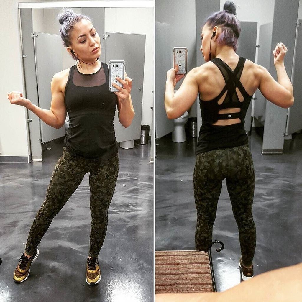 Buffyshots's tweet photo. @toiletfudge It’s the end of the week and I have nothing going for me except this tank. #materialgirl #loner #flexf… https://t.co/0u9tGjufnZ