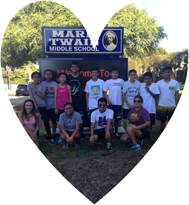 marktwainms's tweet photo. Good Luck MTMS Runners  #LAMarathon #StudentsRunLA https://t.co/GfevBAcsW7