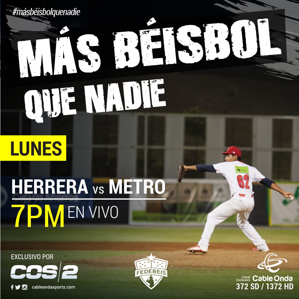 Nuestra siguiente transmisión de #BeisbolxCOS 2 es el próximo lunes "<a href="/Herreranos/">🇺🇦 Bicentenario Independencia de España 🇵🇦</a> vs. <a href="/MetrillosC8/">METRILLOSC8</a>". Acompáñanos.