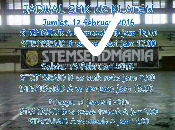 stemsend_mania's tweet photo. Pagi berganti pagi masih ada keinginan hati.
Hari kedua kita maen jam setengah 10 & jam 1. RAMAIKAN!
#STEMSENDDAY https://t.co/7elasIqB5m