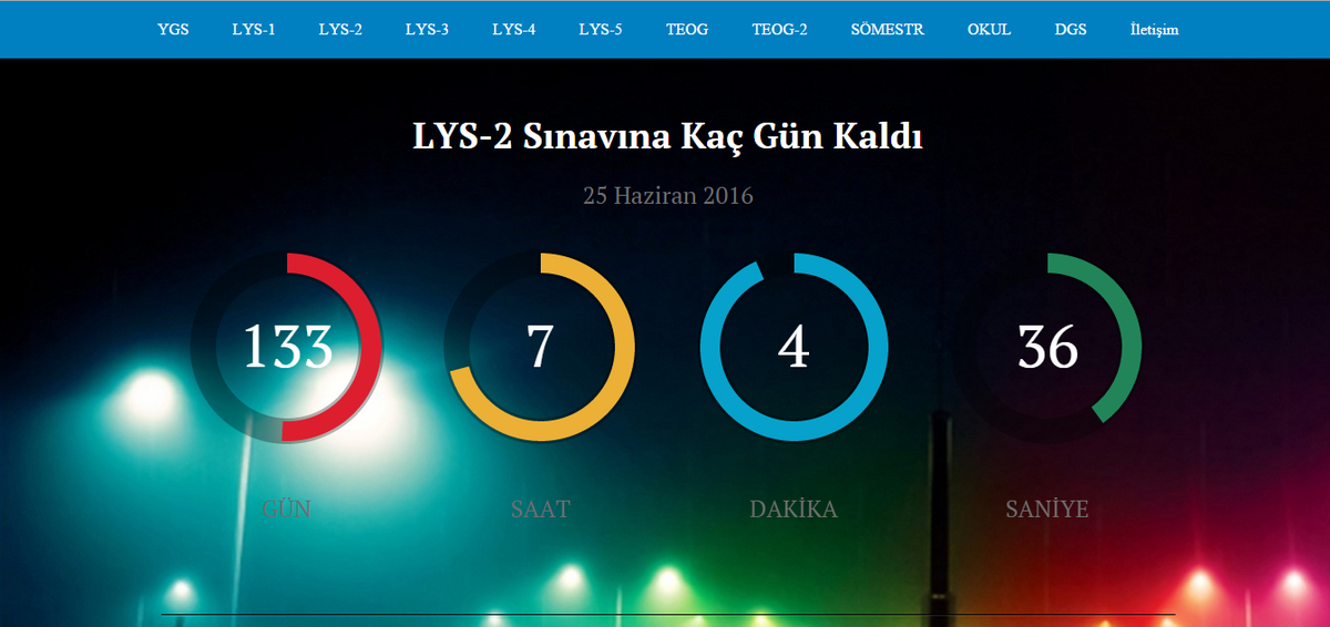 LYS-2 e 133 GÜN KALMIŞ..Aha Dayıya Sor
Canlı Takip: okulsayaclari.com/lys2/ 
#neiyigeldinbana #şifrelerçözülüyor